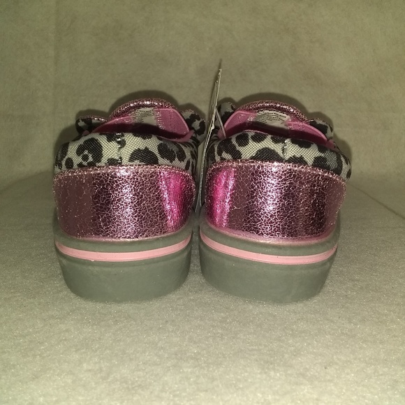 Toddler Girls Jumparoos Leopard Slip on Sneakers - Picture 2 of 8